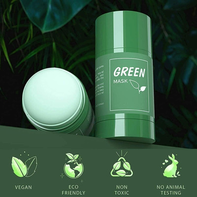 EVERERIN Green Purifying Mask Cream Oil Control Portable Cleansing Mask Mud Apply Mask(40 g)