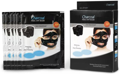 Yuency Charcoal Peel off Mask Removes Black Heads, Tightens Pores and Deeply Cleanses(162 ml)