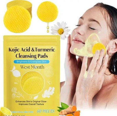 BEAUTYATH Kojic Acid pad Face For summar Cleanser for Clear & Glowing Skin 60pad Face Wash(50 g)