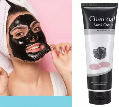 Amaryllis CHARCOAL MASK CREAM Oil Control FACE MASK PACK OF 1 130g-PIEC(130 ml)