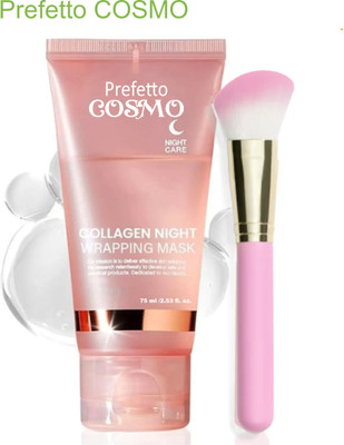 Prefetto COSMO Collagen Face Night Wrapping Peel-Off Mask Soft Sleep(2 Items in the set)