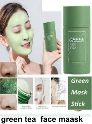 Luipui best for lady trending green tea face mask mud pack of 1(40 g)