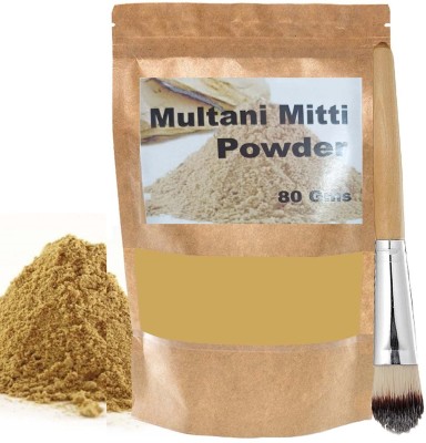 MYEONG Multani Mitti powder for Face Pack | Fuller's Earth , Bentonite Clay(80 ml)