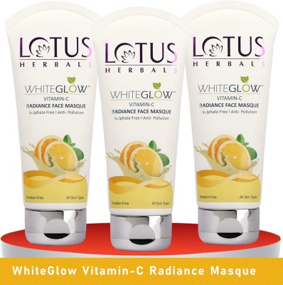 LOTUS HERBALS WhiteGlow Vitamin- C Radiance Masque ( Pack Of 3 ) ( 100g * 3 )(300 g)