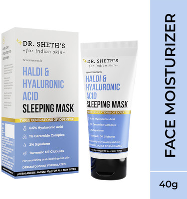 Dr. Sheth's Haldi And Acid Sleeping Mask Cream For Even Tone, Acne & Dullness(40 g)