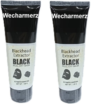 WECHARMERZ Black heads removal Mask, Activated Charcoal Peel off Face Mask For Men & Women(260 g)