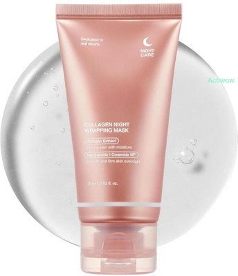 Actiwow Collagen Night Wrapping Mask with Fast Absorption & Hydration(100 ml)