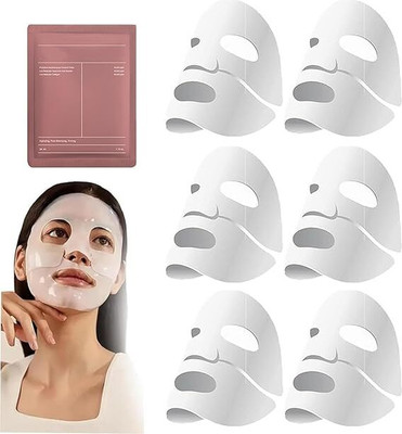 snowferry Pack of 4 Korean Glass Skin Bio-Collagen Overnight Face Mask(34 g)