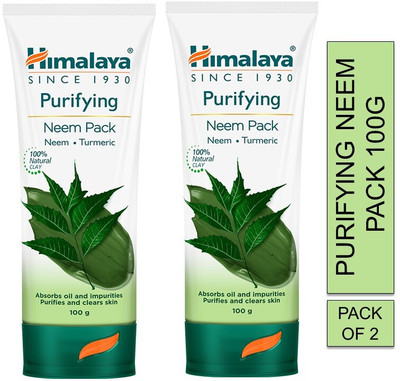 HIMALAYA Purifying Neem Pack 100g (Pack of 2)(200 g)
