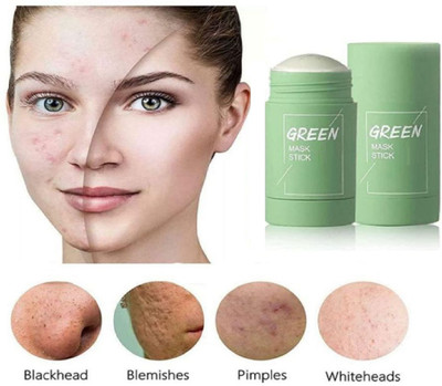 tanvi27 Green Tea Stick Face Mask For Blackhead Remover & Face Cleasning Face mask(40 g)