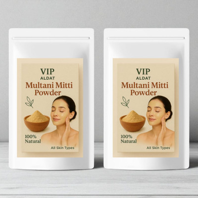 VIP ALDAT Prakritik Rachna Multani Mitti Twacha Ko De Khubsurti Aur Nikharta(400 g)