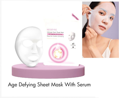 EVERERIN Age Defying Face Sheet Mask With Serum For Women and Men Soft and Healthy Skin(20 g)