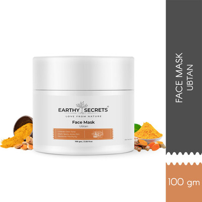 EARTHY SECRETS Ubtan Face Mask with Turmeric & Saffron(100 g)