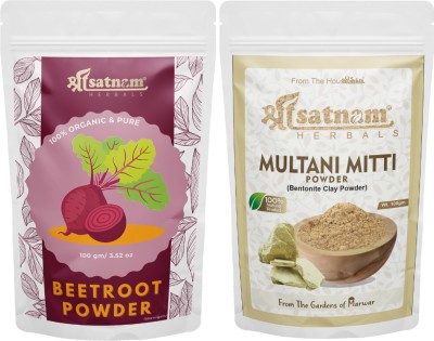 Shree Satnam PURE AND NATURAL MULTANI POWDER & BEETROOT POWDER(200 g)