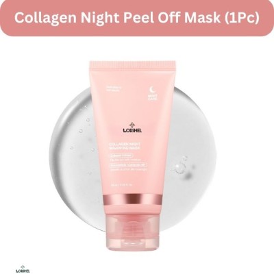 LORSHEL Collagen Night Peel Off Mask Overnight Collagen Glow(75 ml)