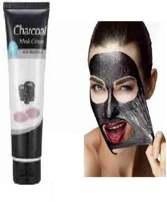 Luipui LONG LASTING CHARCOAL FACE MASK PACK OF 1 TRENDING SKIN PURIFYING(130 ml)