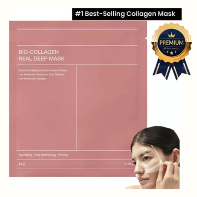 SINOK Bio-Collagen Real ..best Deep Mask Sheet ( Pack of 1 )(34 g)