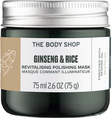Body Shop Chinese Ginseng & Rice Clarifying Polishing Mask(75 ml)