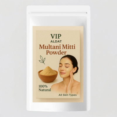 VIP ALDAT Multani Daily Herbal Facial Mask with Earth Clay and Healing Chandan Mint(450 g)