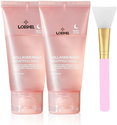 LORSHEL Collagen Night Mask for Reducing Wrinkles and Fine Lines Authentic(150 ml)