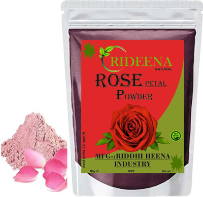Rideena Glow Rose Petal Powder for face pack new pack | Rose Petal powder(500 g)