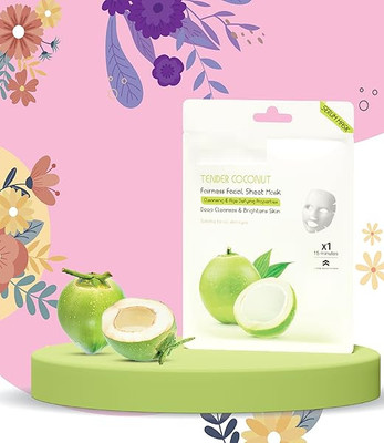 ADJD Tender coconut Face Sheet MaskDeep Cleansing Oil Control Soft & Healthy Skin(20 g)