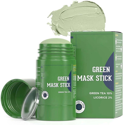 THTC Green Tea Cleansing Mask Stick for Face | For Blackheads, Whiteheads,Oil Control(40 g)