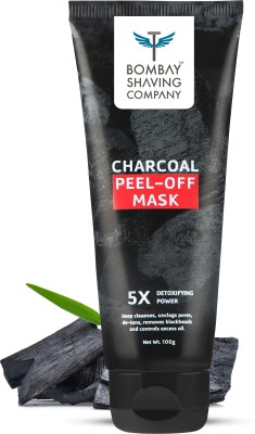 BOMBAY SHAVING COMPANY Charcoal Peel off Mask | Face Pack for DeTan & Blackhead Removal(100 g)