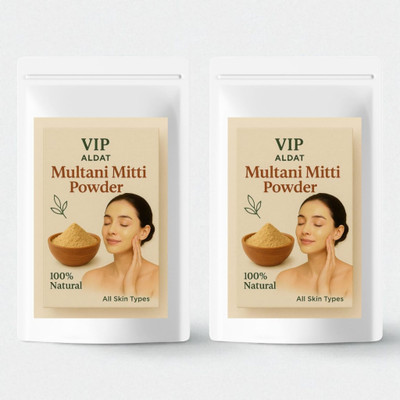 VIP ALDAT Skin Purifying 2-Pack With Multani Clay And Tulsi For Fresh And Clear Complexion(450 g)
