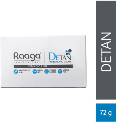 RAAGA PROFESSIONAL De-Tan Cream with Kojic and Milk (12g x 6 sachets)(72 g)