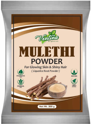 Ventina Organics Mulethi (Licorice) Powder for Skin Whitening & Soothes Scalp(200 g)