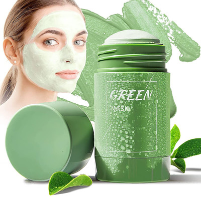 Yuency Green Tea Mask Stick Blackhead Remover Face Mask Clay Mask Purifying Oil Control(40 g)