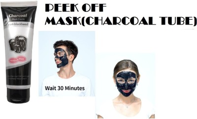 BLUEMERMAID New Charcoal Anti-Blackhead Face Mask Cream For Men & Women(130 g)