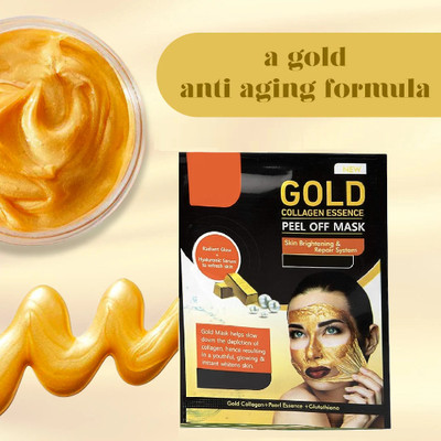Sheny Gold face pack Anti-Aging Golden Blackhead Remover for Deep Cleansing Reduces(25 ml)