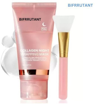 BIFRRUTANT The Ultimate Collagen Night Peel Off Mask for Intense Hydration and Skin Firming(75 ml)