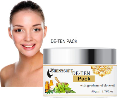 sheny soft Natural Care Instant Glow D Tan & Tan Removal Face Pack(50 g)