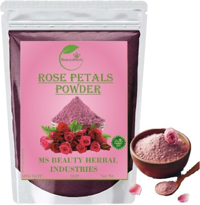 Beautoherb Glow Rose Petal Powder for face pack face(300 g)