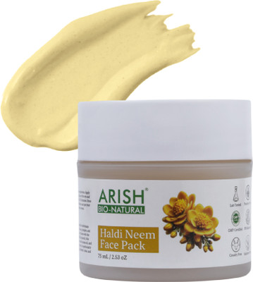 ARISH BIO-NATURAL Haldi Neem Face Pack(75 ml)