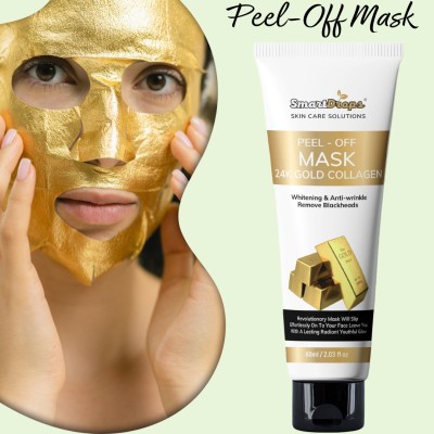 smartdrops Gold Peel Off Mask For Golden Glow & Skin Whitening(60 ml)