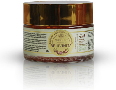 vanaura organics Rejuvinita 4 in 1 organic gel| Massage gel| face mask for women and men(50 g)