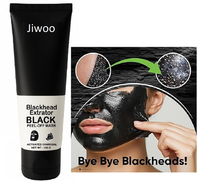 Jiwoo Charcoal Peel Off Mask for Blachead and Whitehead Remover(130 g)