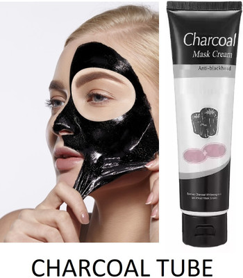 JANOST Natural Charcoal Peel off Mask For Men Enriched With Vitamin-E(130 ml)