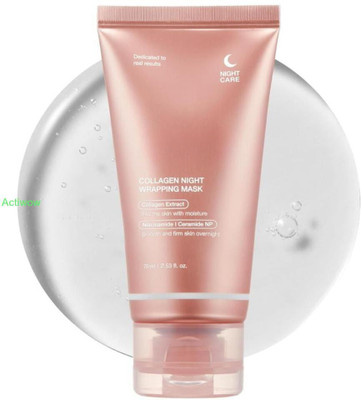 Actiwow Collagen Night Wrapping Mask for Moisturization & Nourishment(100 ml)