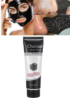 SILDUST HIGH QUALITY CHARCOAL TUBE FACE MASK FOR SMOOTH & BRIGHTENING SKIN(130 g)