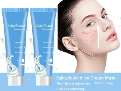 WOONGMI Best Ice Cream Mask Tube for Face Gel Hydrating Moisturizer Cleanser(240 g)