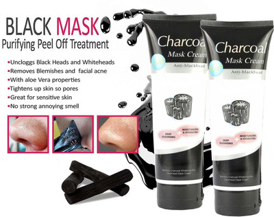 REIMICHI Charcoal Peel Off Mask For Blackheads And Removes Tan Combo(260 g)