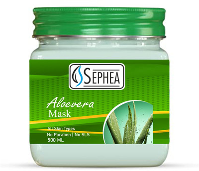SEPHEA Aloe Vera Face Mask | Instant Glow & Clear Skin | 500 ml(500 ml)