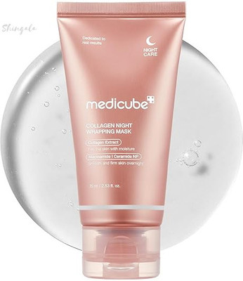 SHINGALA Korean Collagen Facial Pack Peel Off Night Mask Hydration & Skin Tightening(75 ml)