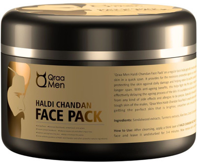 Qraa Haldi Chandan Face Pack for Men(120 g)