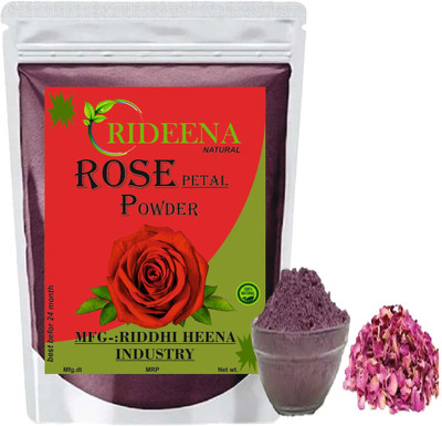 Rideena pure Natural Rose Powder for face pack glow skin(700 g)
